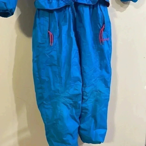 EUC Mobius Vintage 1990s Full Body Ski Suit- Youth Size 6 /8- Blue - Picture 3 of 6